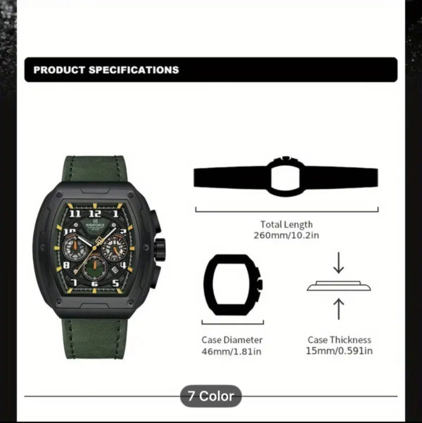 Narviforce Mens techtical Sports Watch. All prices includes courier in South Africa - Image 3